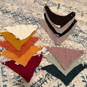 Colorful Kids Bandana Bib Set